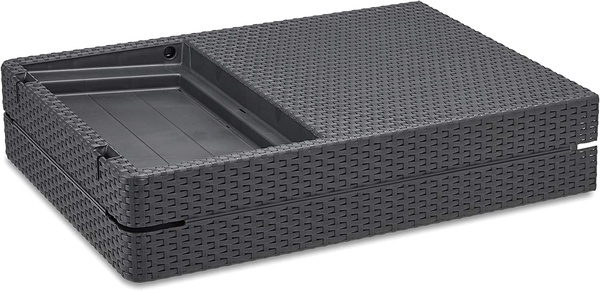 Tumbona Jardin Jaipur 187x58xh29 Grafito